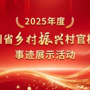 2025年度四川省乡村振兴村官楷模事迹展示活动